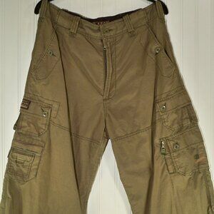 a A.P.C.O. Army Green Cargo Pants, 32WX34i